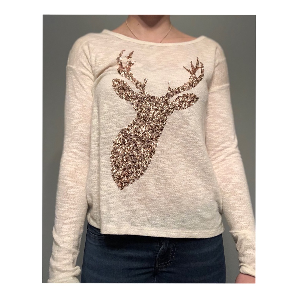 Bethany Mota collection reindeer shirt
